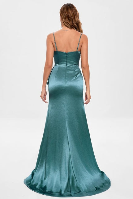 Robe De Bal Satinée Sirène - gallery 4