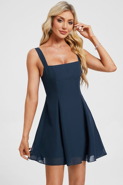 Robe De Bal Mousseline Verte - gallery 4