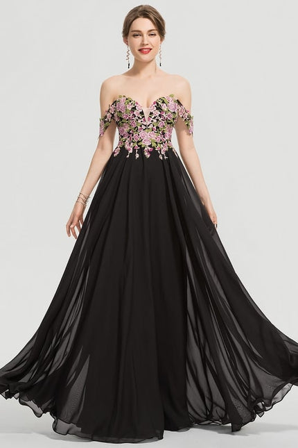 Robe De Bal Éthérée Noire