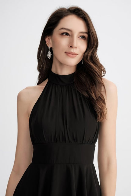 Robe De Bal Noir Flottante - gallery 2