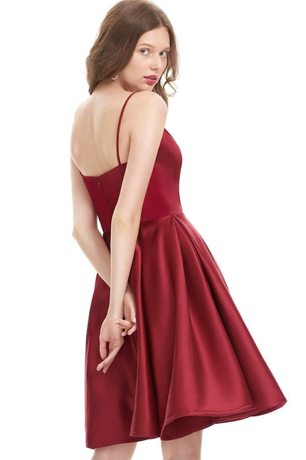 Robe De Bal Cocktail Satinée