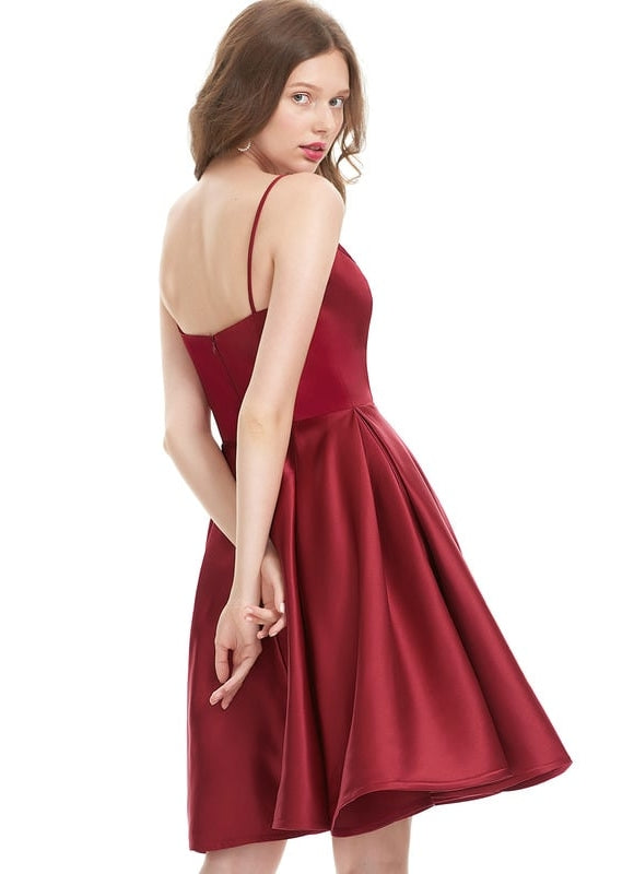 Robe De Bal Cocktail Satinée