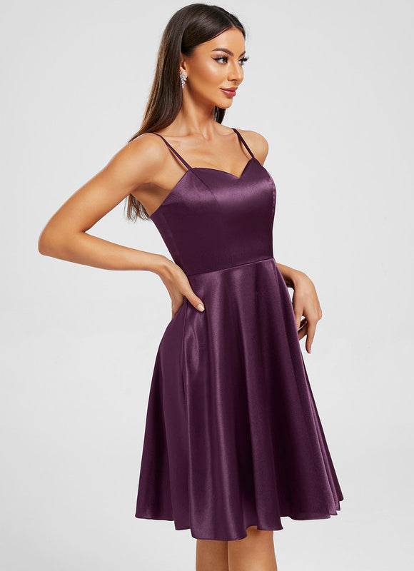 Robe De Bal Violette Brillante - gallery 3