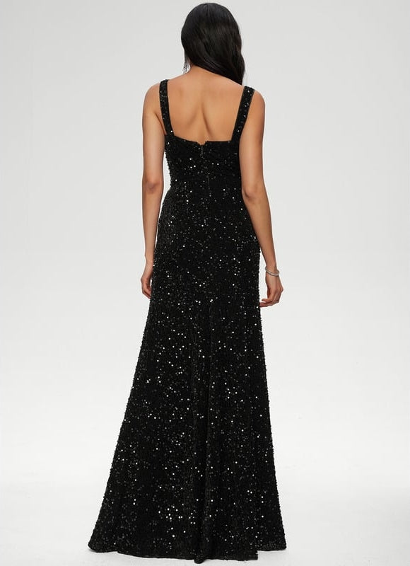 Robe De Bal Pailletée Élégante - gallery 4