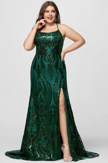 Robe De Bal Éclat Vert Luxueux - gallery 5