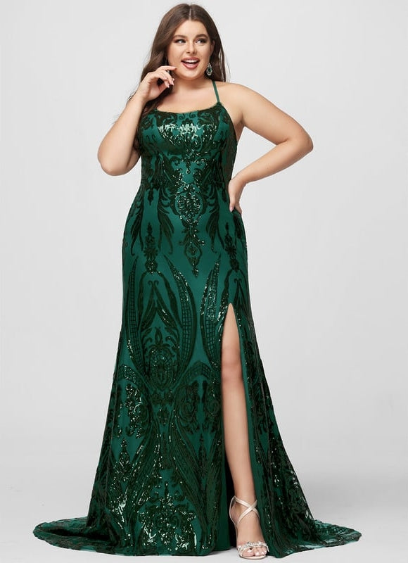 Robe De Bal Éclat Vert Luxueux - gallery 5