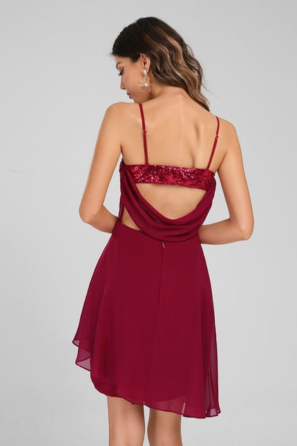 Robe De Bal Éclat Asymétrique - gallery 2