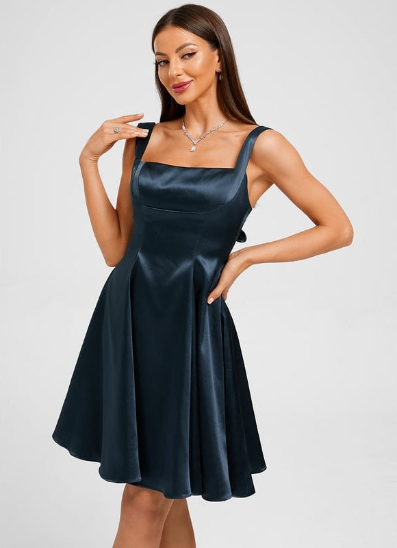 Robe De Bal Satin Évasée - gallery 5