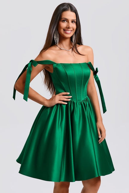 Robe De Bal Émeraude Enjouée - gallery 2