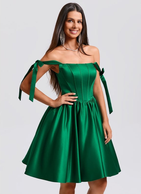 Robe De Bal Émeraude Enjouée - gallery 2