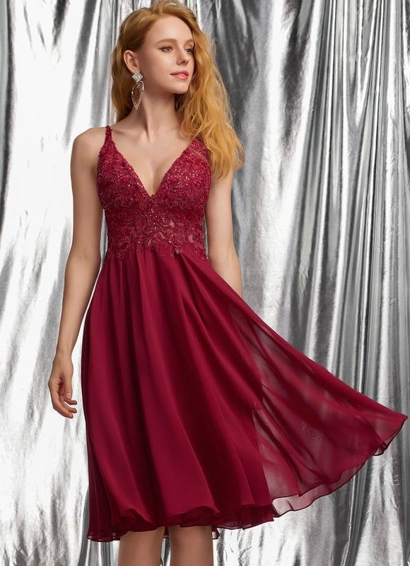 Robe De Bal De Soirée Fluide - gallery 1