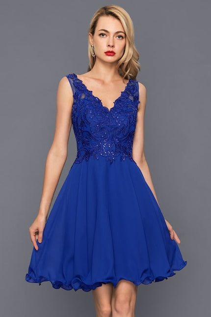 Robe De Bal Saumon Délicate - gallery 3