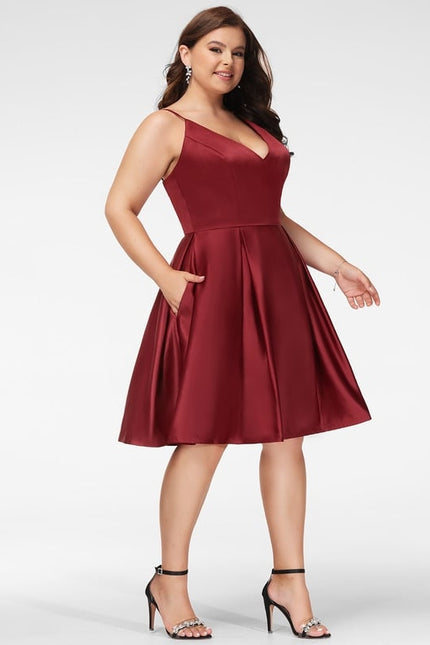 Robe De Bal Cocktail Satinée - gallery 8