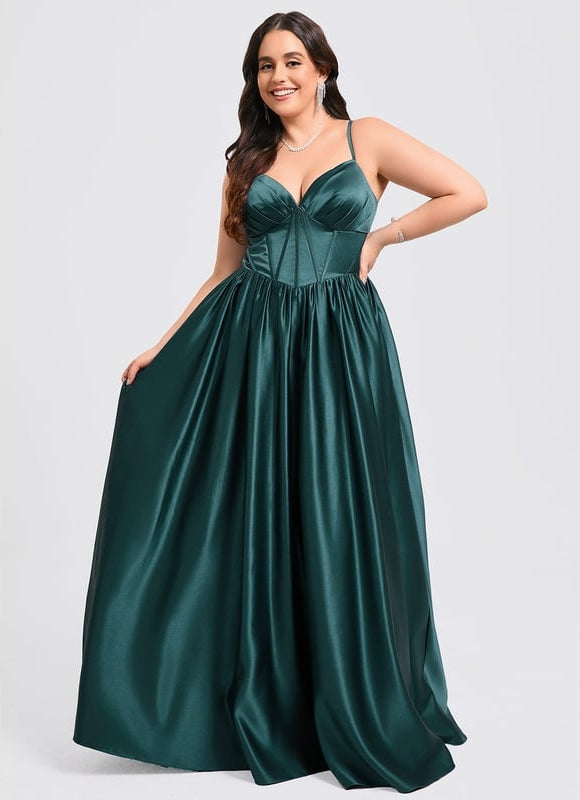 Robe De Bal Bal Satinée Profonde - gallery 5