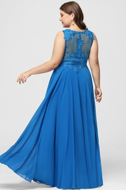 Robe De Bal Chiffon Noir - gallery 9