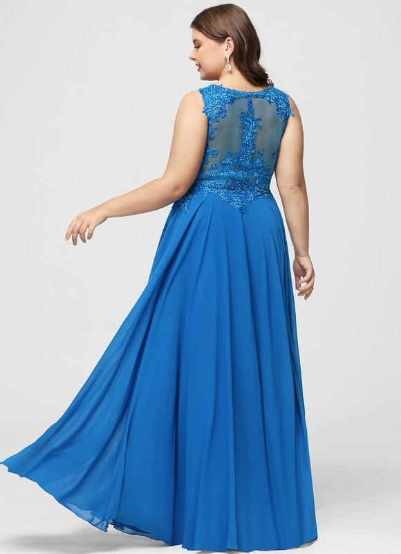 Robe De Bal Chiffon Noir - gallery 9