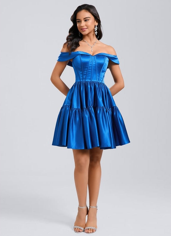 Robe De Bal Satin Voluminieuse - gallery 6