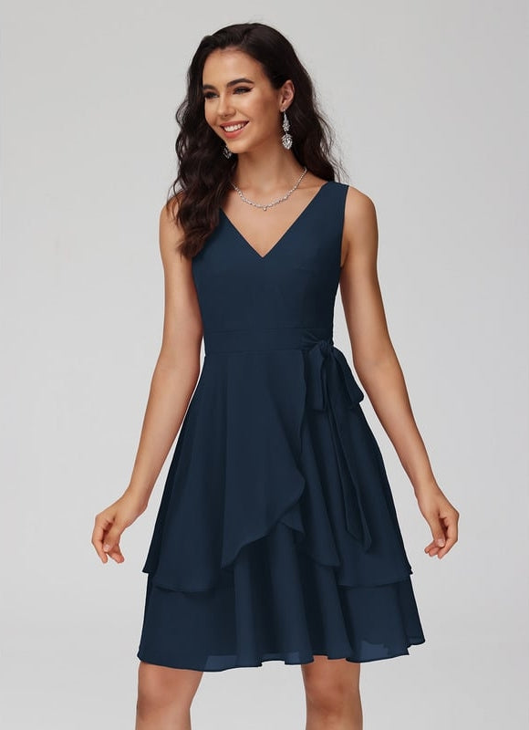 Robe De Bal Fluide Rose - gallery 3