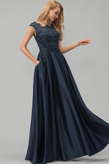 Robe De Bal Gala Satinée Éclat - gallery 1