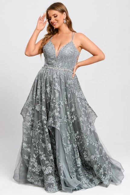 Robe De Bal Sérénité Florale - gallery 7