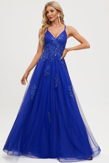 Robe De Bal Tulle Azur - gallery 1