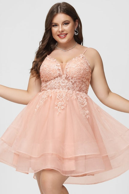 Robe De Bal Courte Tulle Brodée - gallery 7