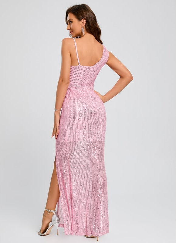 Robe De Bal Éclat Rosé Étoilé - gallery 1