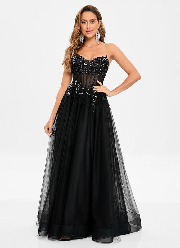 Robe De Bal Élégance De Brume - gallery 2
