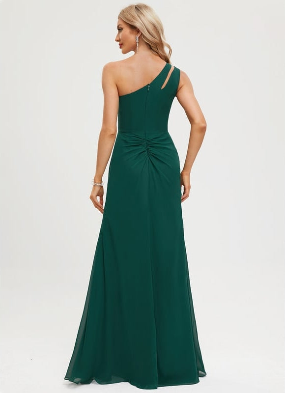 Robe De Bal Émeraude Élégante - gallery 6