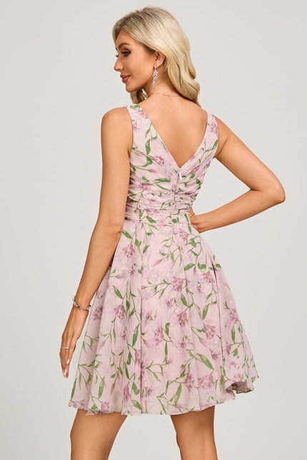 Robe De Bal Col V Fluide - gallery 2