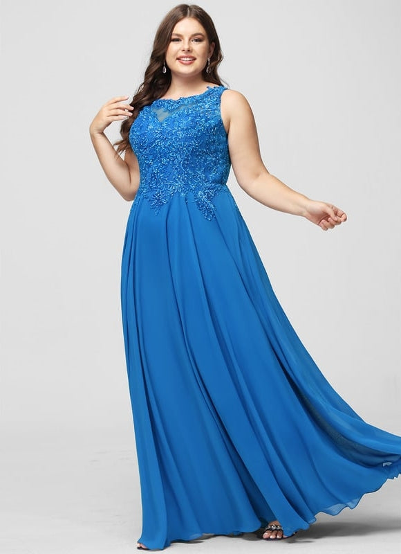 Robe De Bal Chiffon Noir - gallery 5