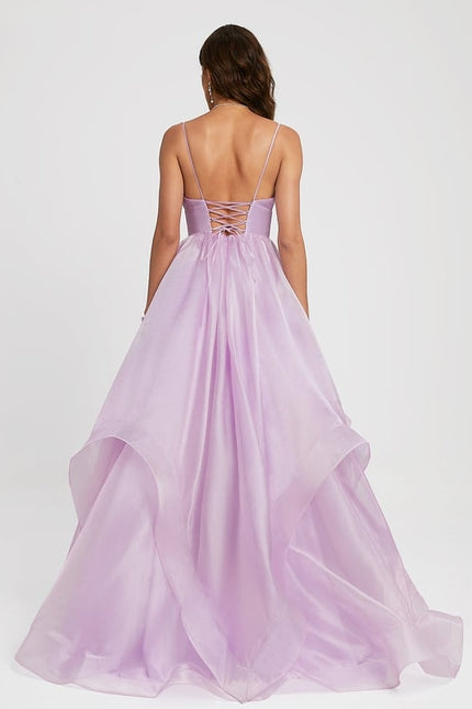 Robe De Bal Lavande Aérienne - gallery 2