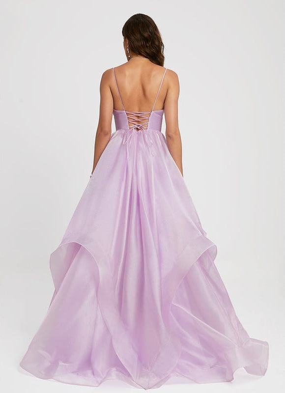 Robe De Bal Lavande Aérienne - gallery 2