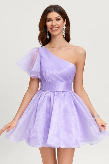 Robe De Bal Asymétrique Légère