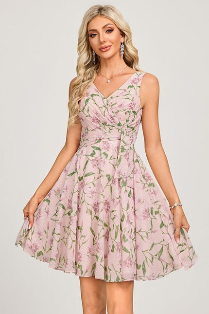 Robe De Bal Col V Fluide - gallery 4