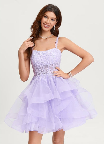 Robe De Bal Tulle Saumon