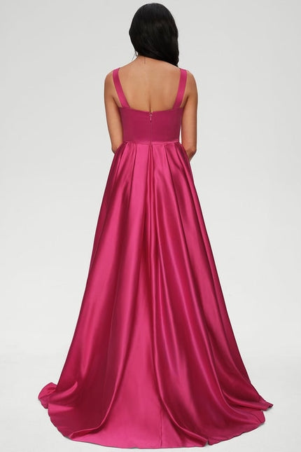Robe De Bal Fluide Argentée - gallery 3