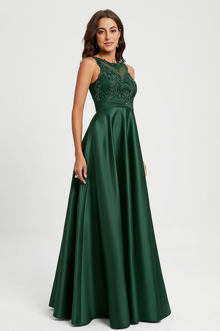 Robe De Bal Élégance Émeraude - gallery 2