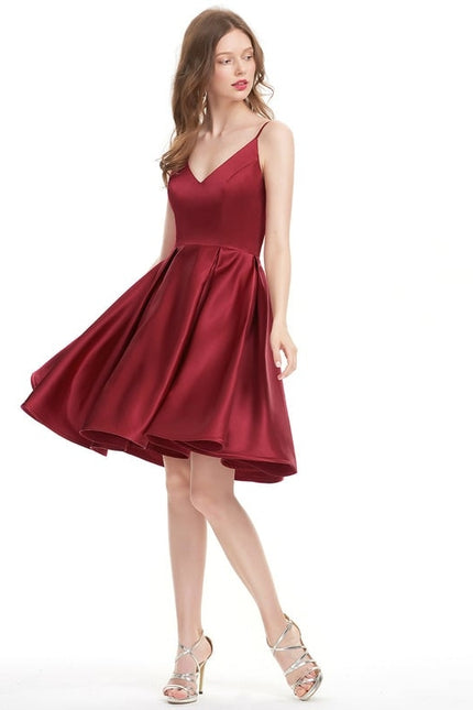 Robe De Bal Cocktail Satinée - gallery 5
