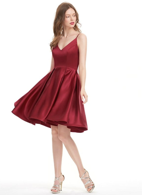 Robe De Bal Cocktail Satinée - gallery 5