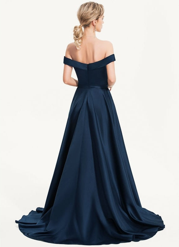 Robe De Bal Élégance Marine - gallery 3