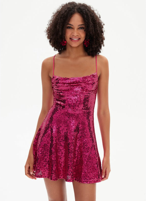 Robe De Bal Disco Fuchsia - gallery 5