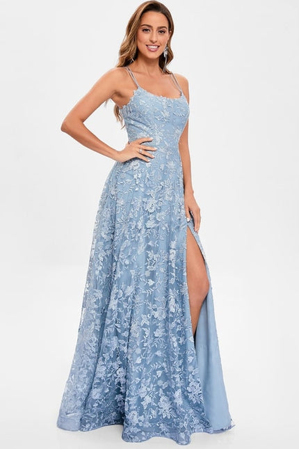 Robe De Bal Florale Ciel - gallery 2