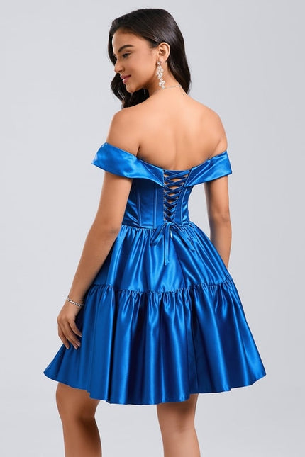 Robe De Bal Satin Voluminieuse - gallery 5