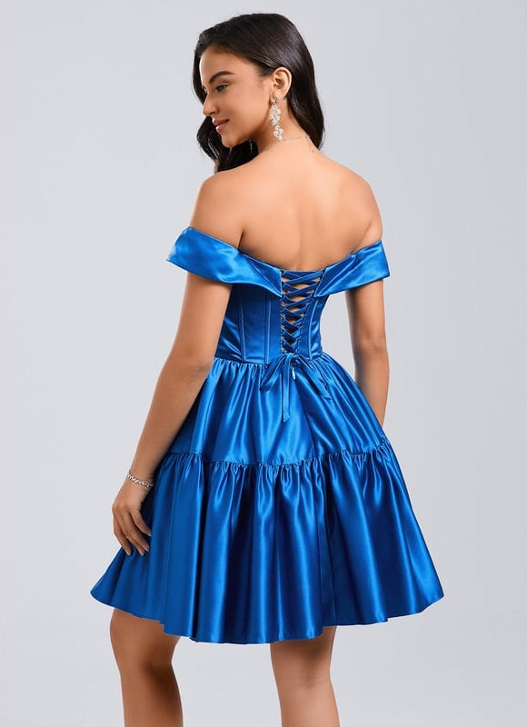 Robe De Bal Satin Voluminieuse - gallery 5