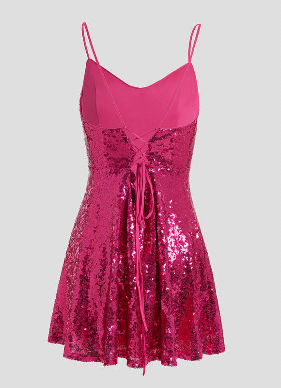 Robe De Bal Disco Fuchsia - gallery 9