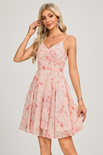 Robe De Bal Fleurie Poudrée - gallery 4