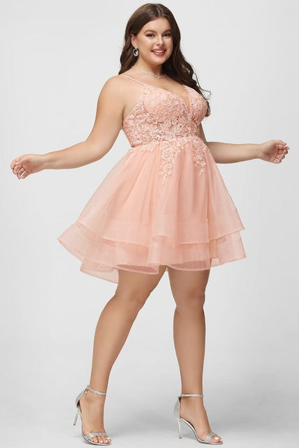 Robe De Bal Courte Tulle Brodée - gallery 6