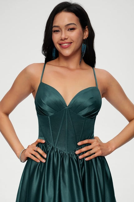 Robe De Bal Bal Satinée Profonde - gallery 4