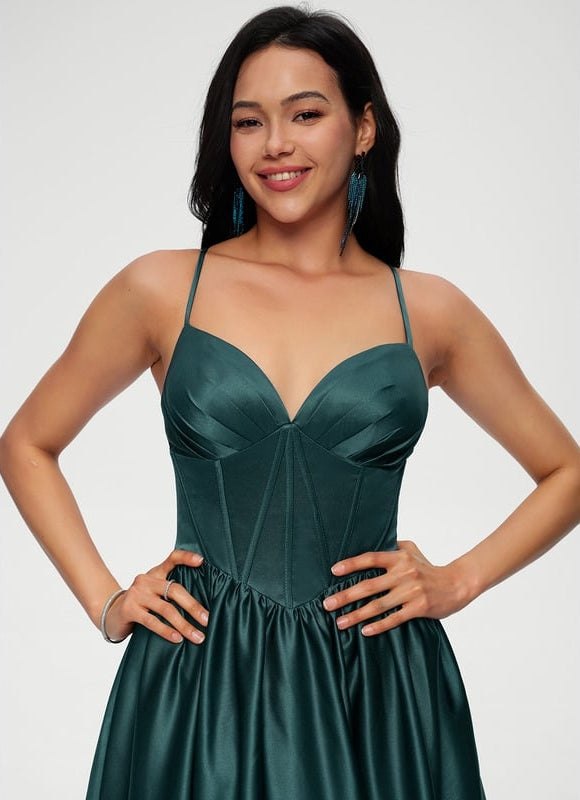 Robe De Bal Bal Satinée Profonde - gallery 4